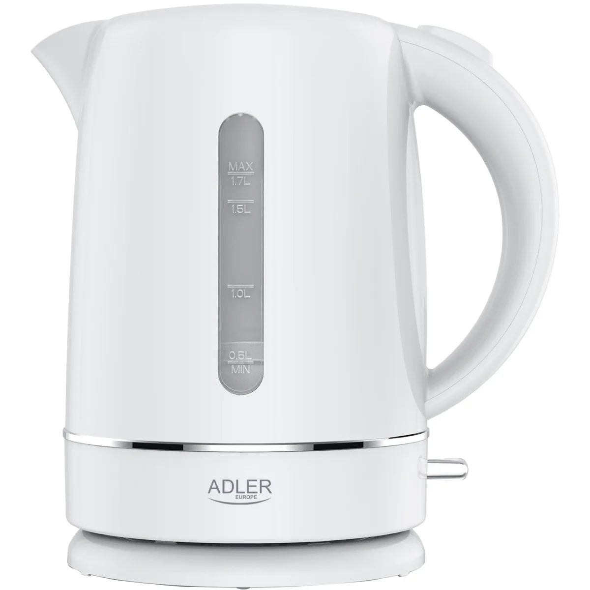 Електрочайник Adler AD 1385 white 2200Вт/ 1.7л/ пластик/ автовимкнення/ білий