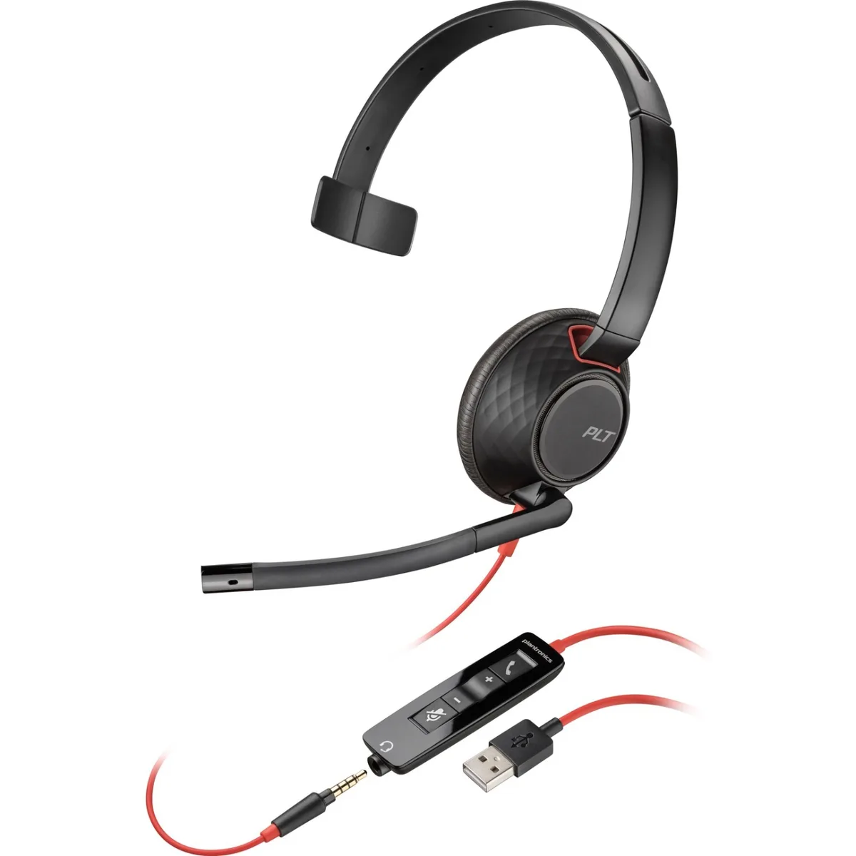 Гарнітура Poly BlackWire 5210 USB-A HS Mono