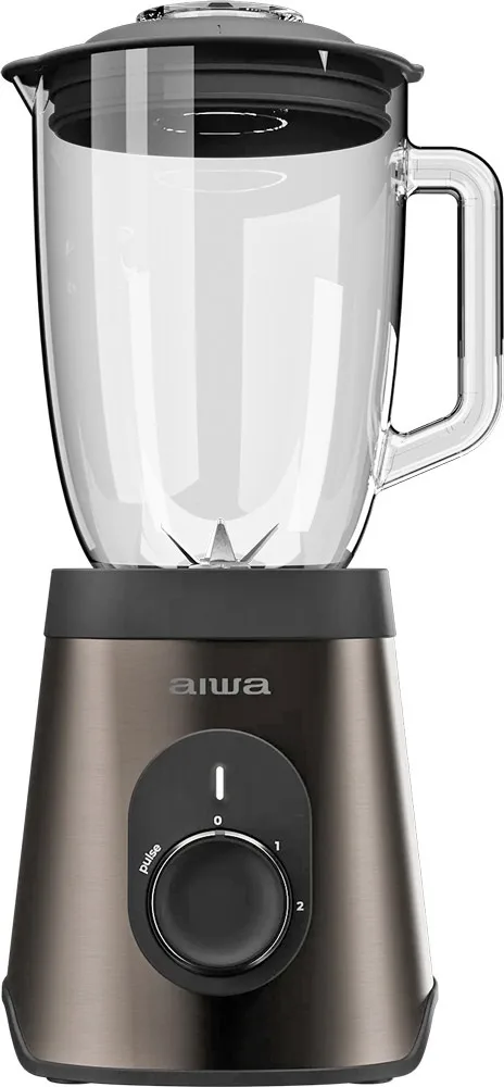 Блендер AIWA Saberu 1500 стаціонарний 1500Вт/ 2 швидк./ TURBO/ чаша для змішування 1500мл/ коричневи