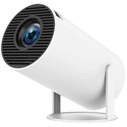 Проєктор H96 MAX HY300A LED LCD HD 100AL 16:9 RK3326 1G/8G Android 9.0 HDMI WiFi BT білий