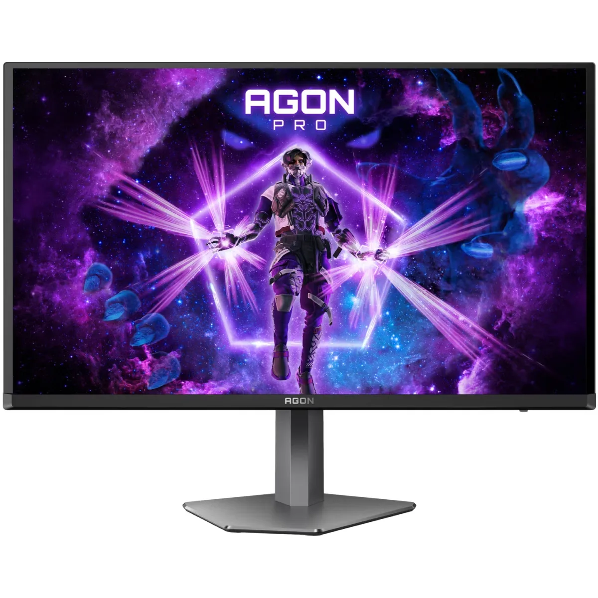 TFT 27" AOC AGON PRO AG276QKD2, QD-OLED, 500Hz, 0,03ms, 2xHDMI, DP, USB-hub, HAS, Pivot, чоро-сірий
