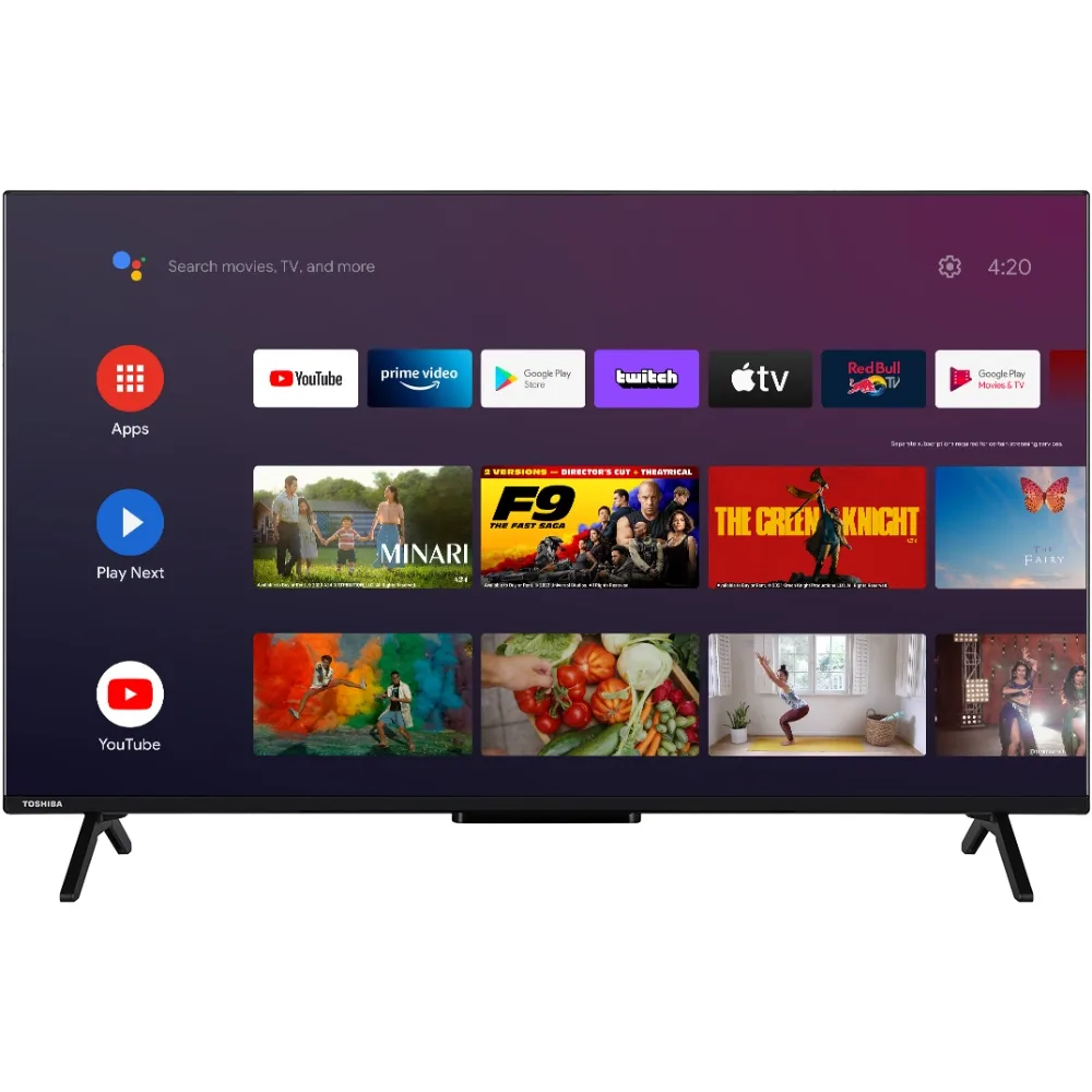 TV 65 Toshiba 65QA2363DG 4K UHD/QLED/T2/Android 11/2 x12W/Dolby MS12/ HDMI/ Wi-Fi/ VESA 400 x 200 M6