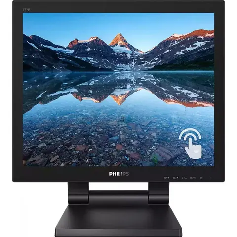 TFT 17" Philips 172B9TL, сенсорний (10 д.), 5:4, 1280 x 1024, VGA, DVI-D, HDMI, DP, USB-Hub, HAS,