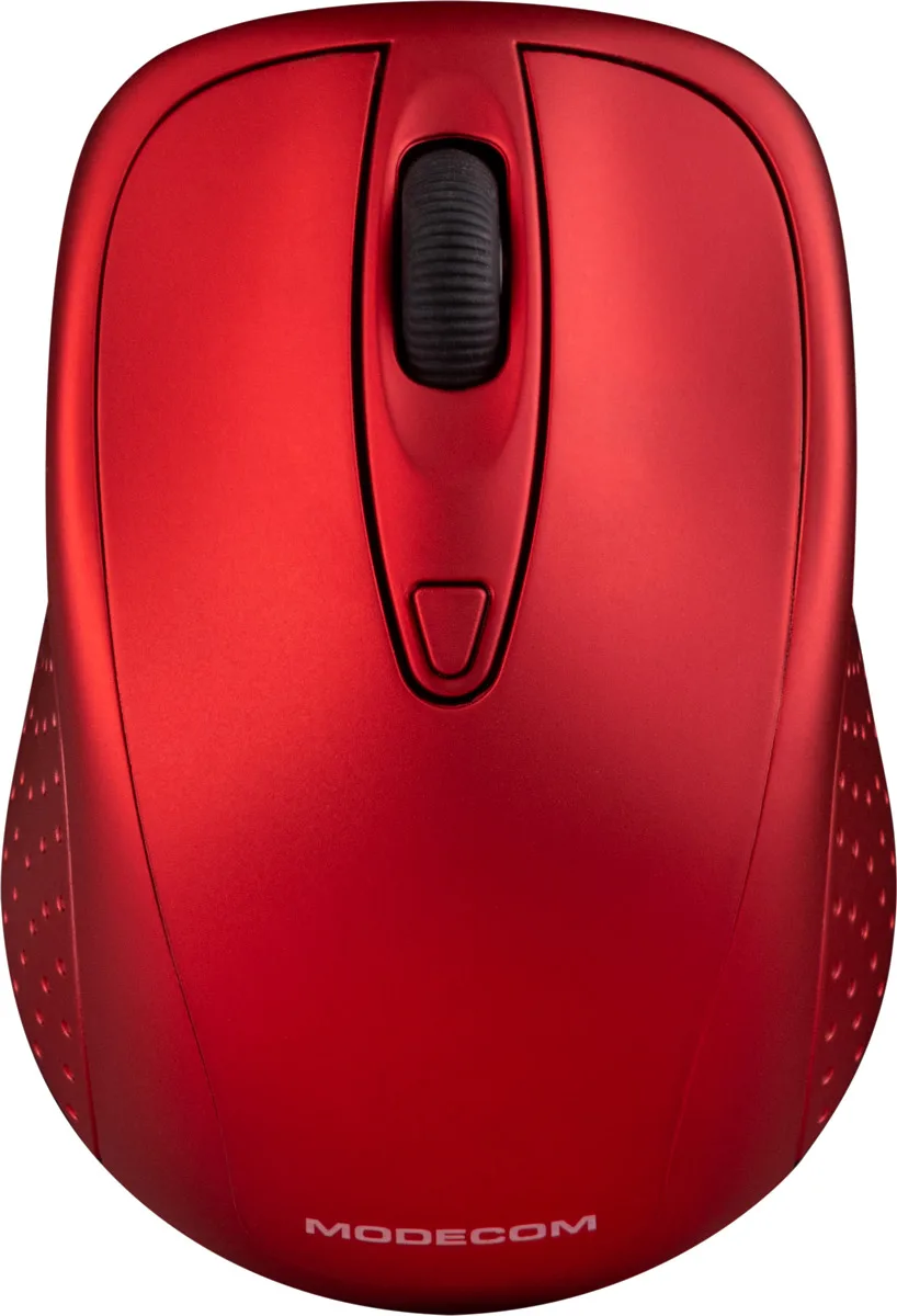 Мишка Modecom MC-WM4.1, бездротова, 3кн., 1600dpi, нано ресівер, червона