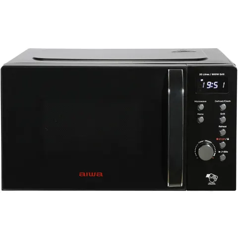 Мікрохвильова піч AIWA NAMICOOK CRYSTAL20 MW-202DG BK 20л/ 700Вт/ гриль/ Child LOCK/чорна