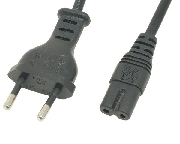 Кабель живлення 220В 1.5 м, 0,5мм2 IEC-C7 (для аудіо-відео техніки)