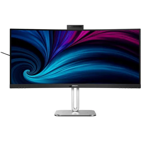 TFT 34" Philips 34B2U6603CH, WQHD, VA, 120Гц, вигн., 2xHDMI, DP, USB-C,RJ-45,USB-hub,HAS,сіро-ср.