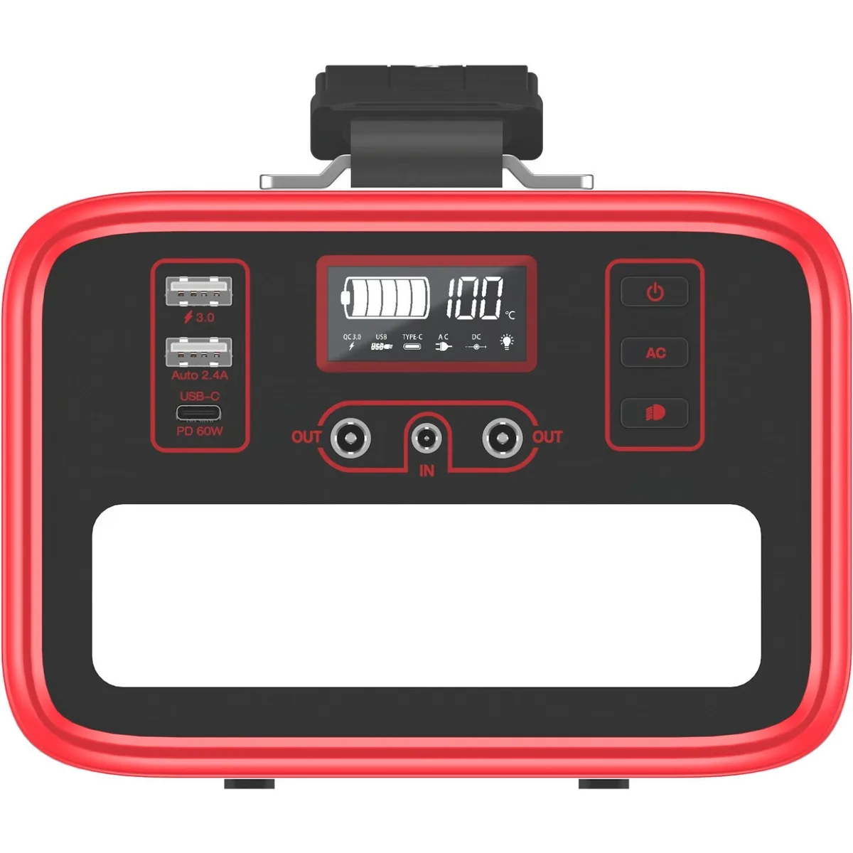 Зарядна станція Energizer 300Вт (307Вт/г) 2xDC, LiFePO4, USB-C PD 60Вт
