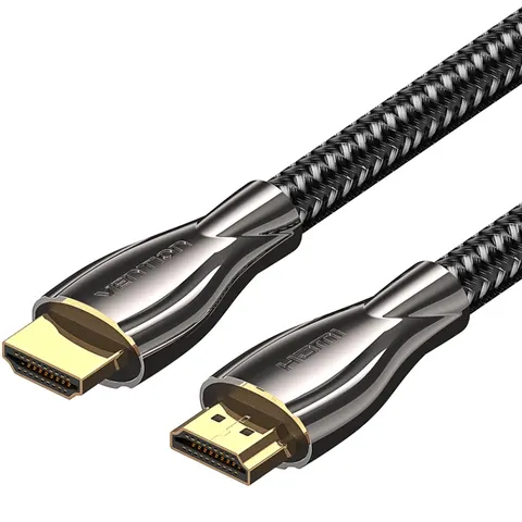 Кабель HDMI M - M, 3.0  м, V2.0, 4K 60Гц, обплетення, Zinc Alloy Type чорний Vention