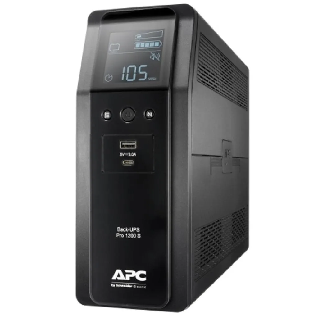 ДБЖ APC Back UPS Pro S 1200VA/720W, LCD, USB, 6+2 C13, (BR1200SI)