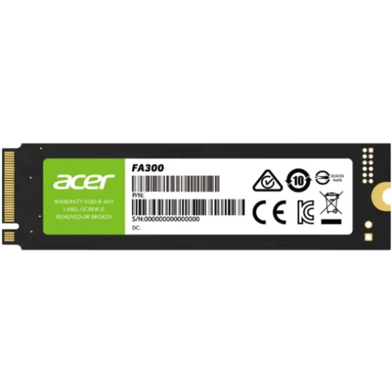 SSD 2Tb Acer FA300 M.2 2280 NVMe 2.0 PCIe Gen 5x4 3D NAND, Retail