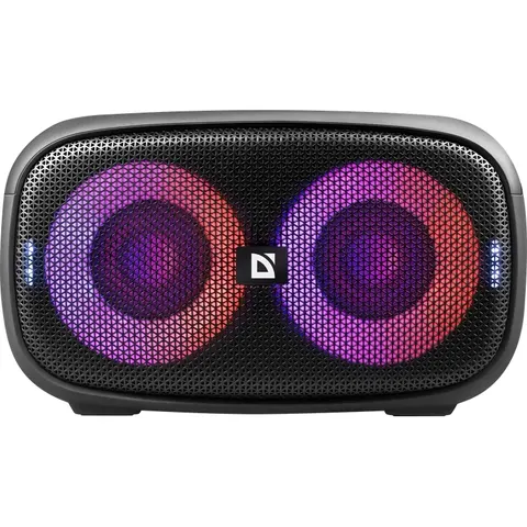 Акустична система 1.0 Defender Q5 20 Вт Bluetooth/FM/USB/TF/IPX5, LED, чорна
