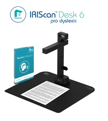 Сканер A3 Canon IRIScan Desk 6 Pro Dyslexic (21MP 60ст/хв MP3 WAV MIC USB Dyslexic книжковий чорний)