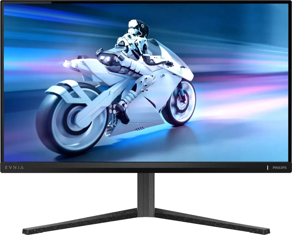 TFT 24.5" Philips 25M2N5200U, Fast IPS, 360Hz, 2xHDMI, DP, HAS, Pivot, cинювато-сірий