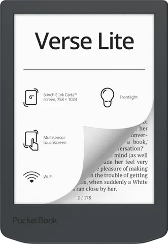 Електронна книжка PocketBook  Verse  Lite (PB619), Midnight Grey