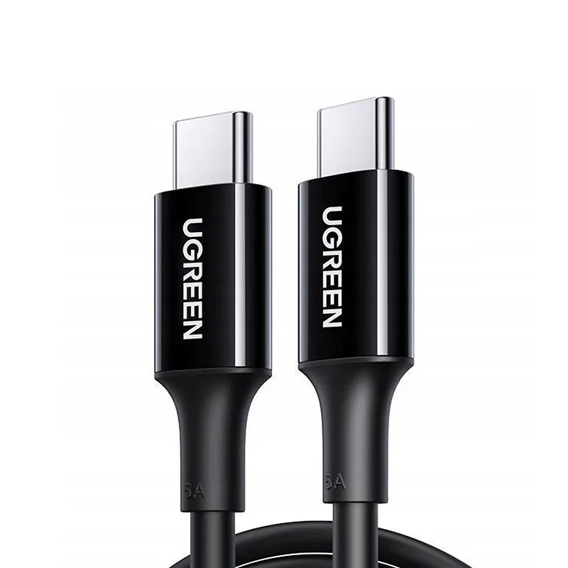 Кабель USB 2.0 Type-C M-M, 2 м, 100W Чорний, US300 UGREEN