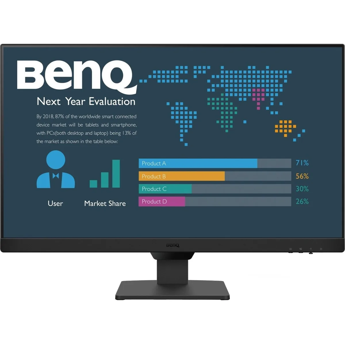 TFT 27" BenQ BL2790, IPS, 100Гц, 2хHDMI, DP, колонки, чорний