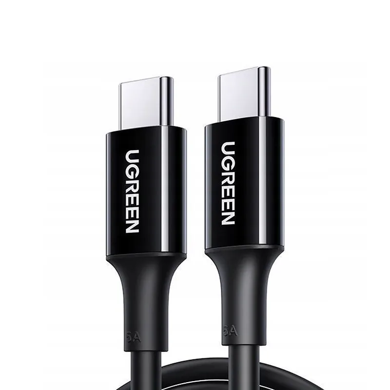 Кабель USB 2.0 Type-C M-M, 1 м, 100W Чорний, US300 UGREEN