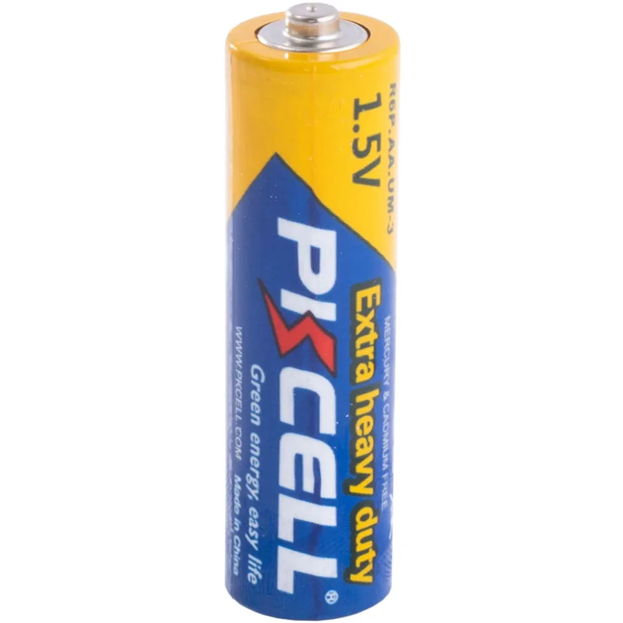 Батарейка AA/LR6, 1.5V, Extra heavy duty, PKCELL, 2pc/card