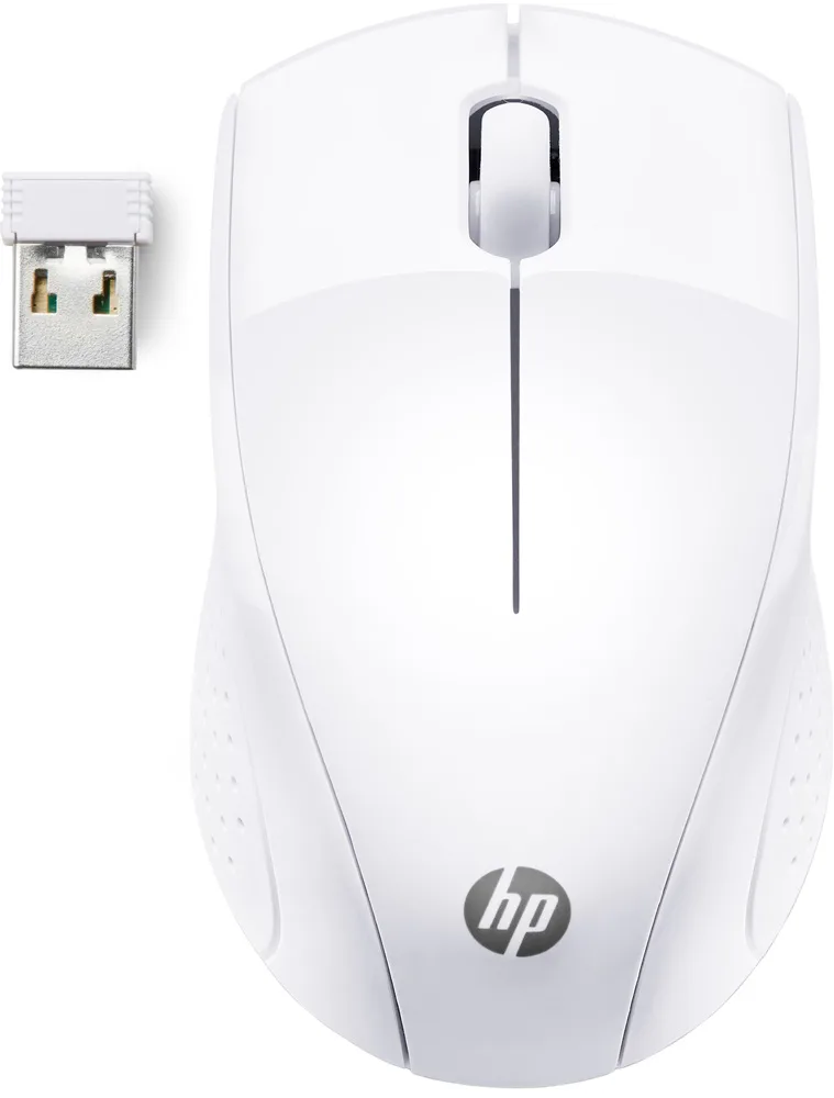 Мишка бездротова HP 220, 3 кн., 1600 dpi, сніжно біла