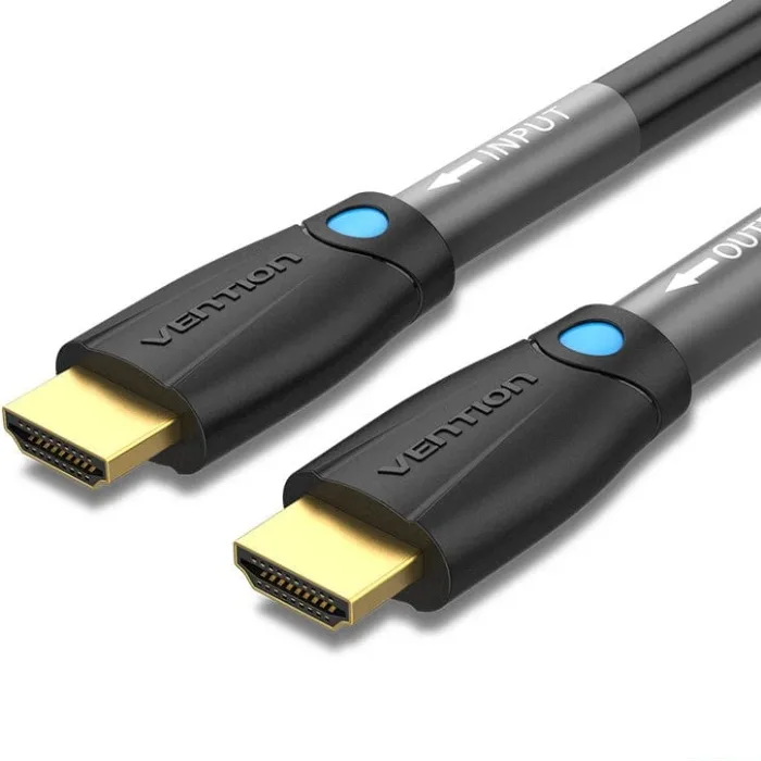 Кабель HDMI M - M, 10.0м, V2.0, Engineering 4K 60Гц 18Gbps HD 7.1 PVC Black Vention