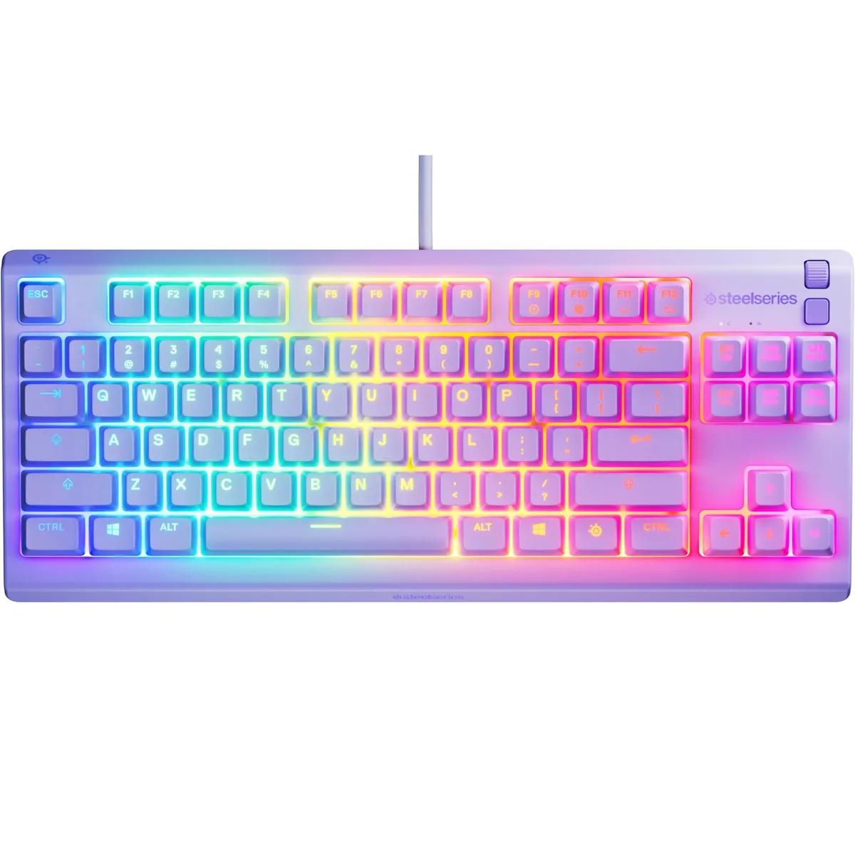 Клавіатура ігрова SteelSeries Apex 3 TKL UA Lavender