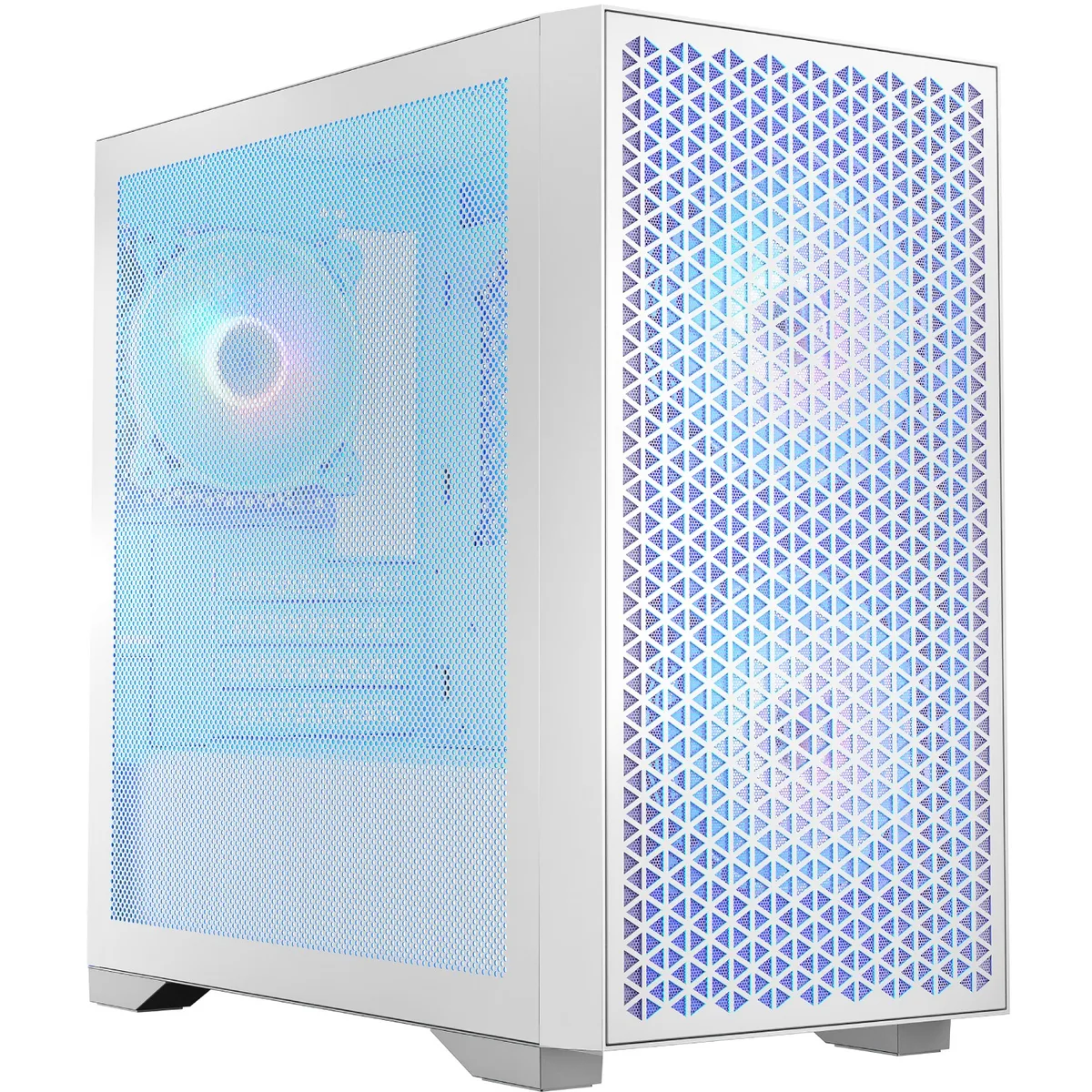 Корпус LogicConcept DART PRO ARGB MINI WHITE MESH fans 3x120mm без БЖ mATX