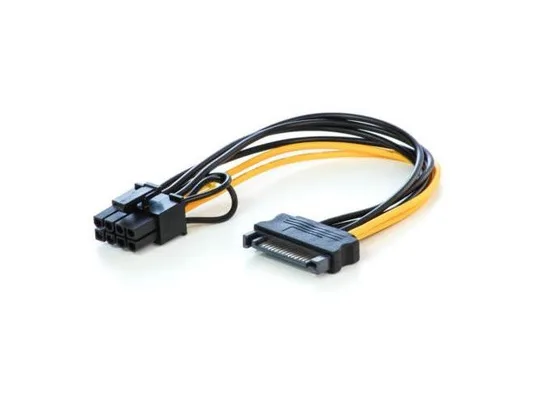 Кабель живлення для відеокарти 6/8-pin to SATA M, 0.2м