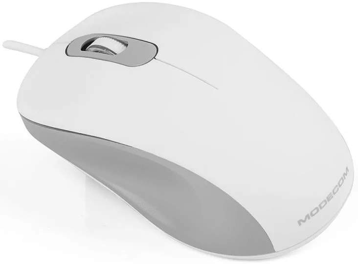 Мишка Modecom MC-M10S, 3кн., 1000dpi, Silent, біла
