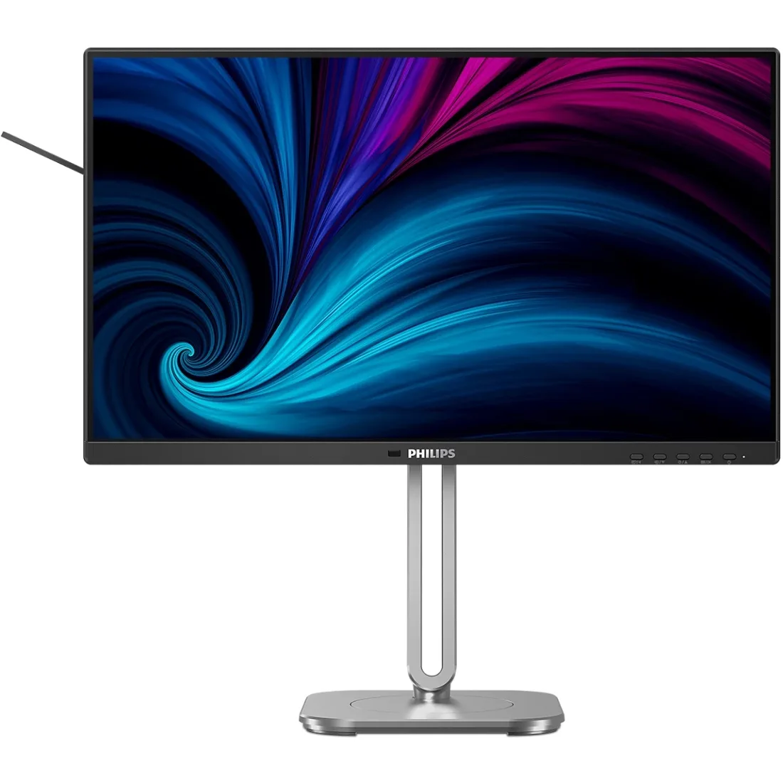 TFT 23.8" Philips 24B2U4301, IPS, 120Гц, HDMI, DP, USB-C, RJ-45, USB-hub,HAS,Pivot, кол.,темно-сірий