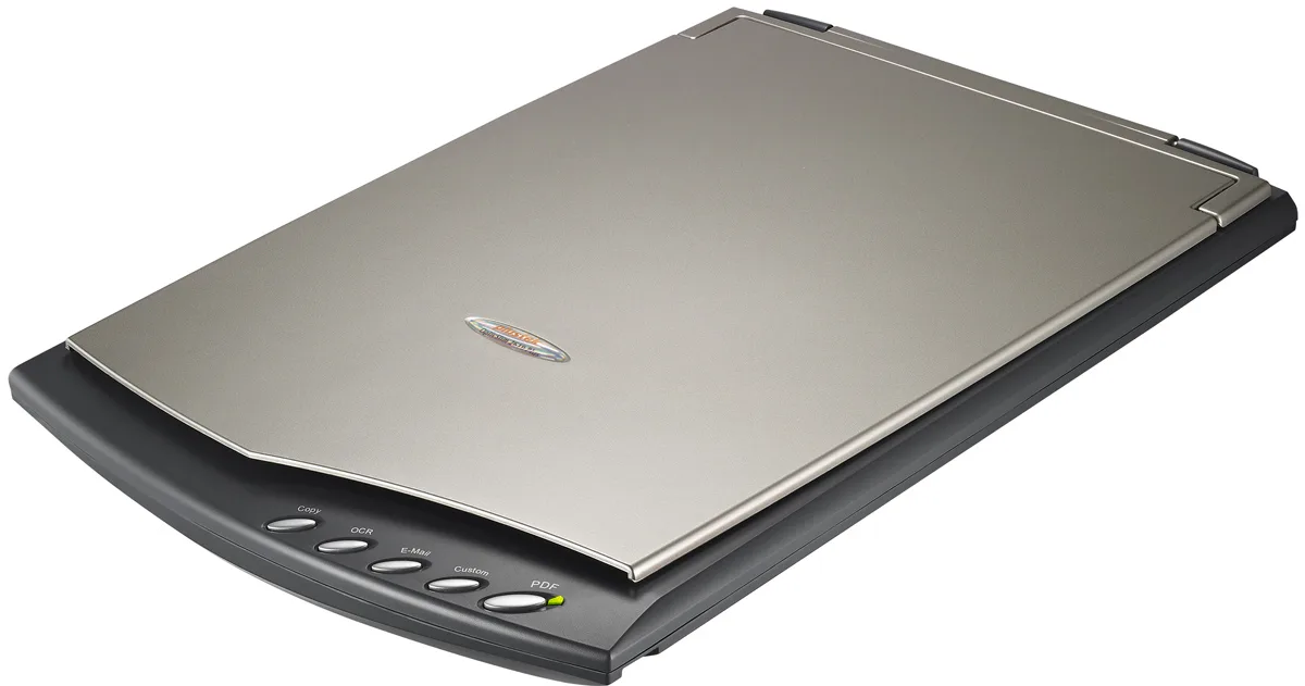 Сканер А4 Plustek OpticSlim 2610 Plus (1200x1200dpi 48bit LED 4стор/хв планшетний сірий)