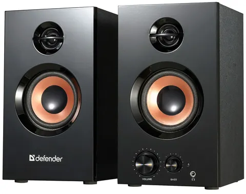 Акустична система 2.0 Defender Aurora S20, 20Вт (RMS) MDF чорна