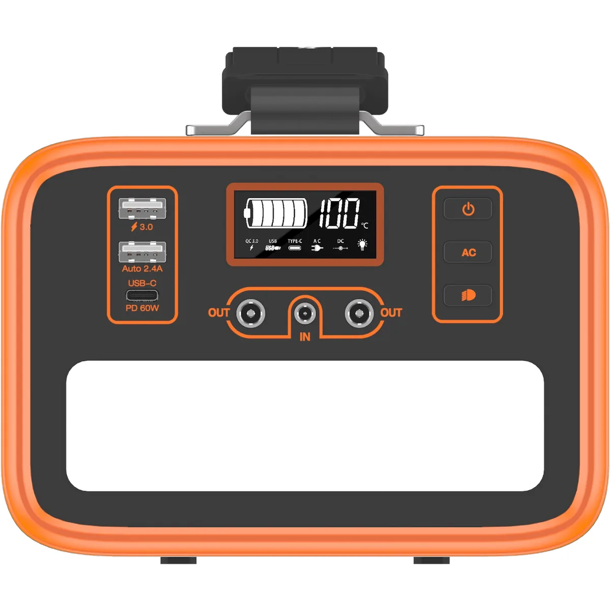 Зарядна станція Energizer 150Вт (230Вт/г) 2xDC, LiFePO4, USB-C PD 60Вт