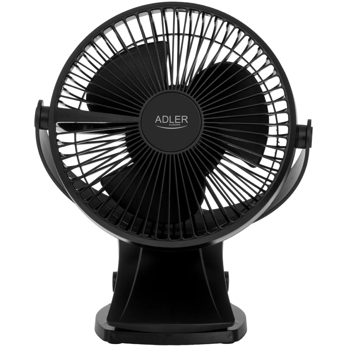 Вентилятор AdlerAD 7342 black настільний/ акумуляторний/ 5Вт/ D=15.5см/ USB-C/ чорний
