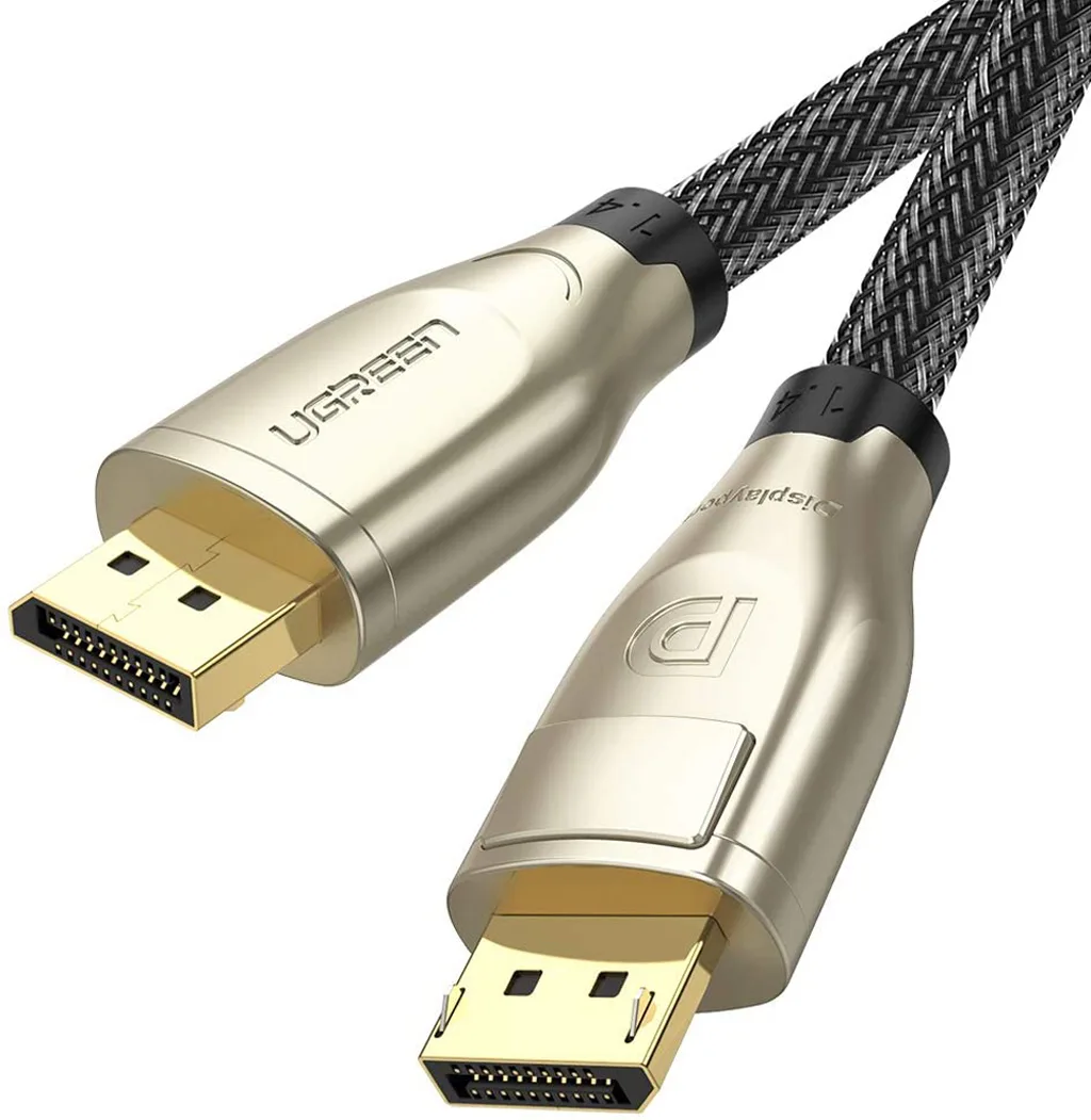 Кабель DisplayPort M - M 2.0 м, V1.4 8K Zinc Alloy Shell DP112 чорний UGREEN