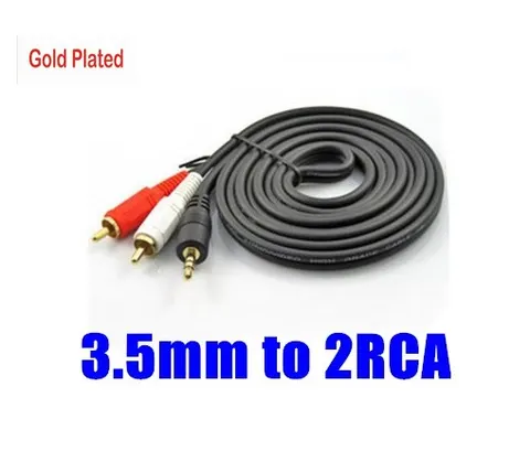 Кабель AUX Audio TRS - RCAx2 M/M 5.0м чорний