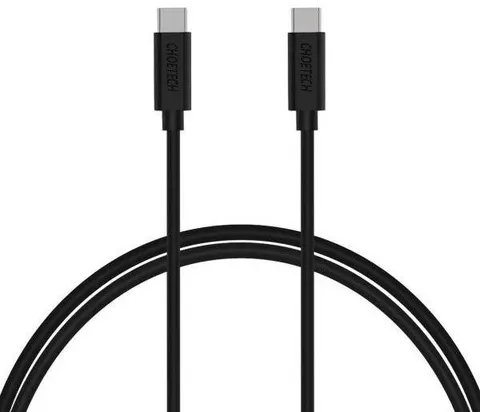 Кабель USB 2.0 Type-C M-M, 2.0 м, 60W PVC чорний Choetech