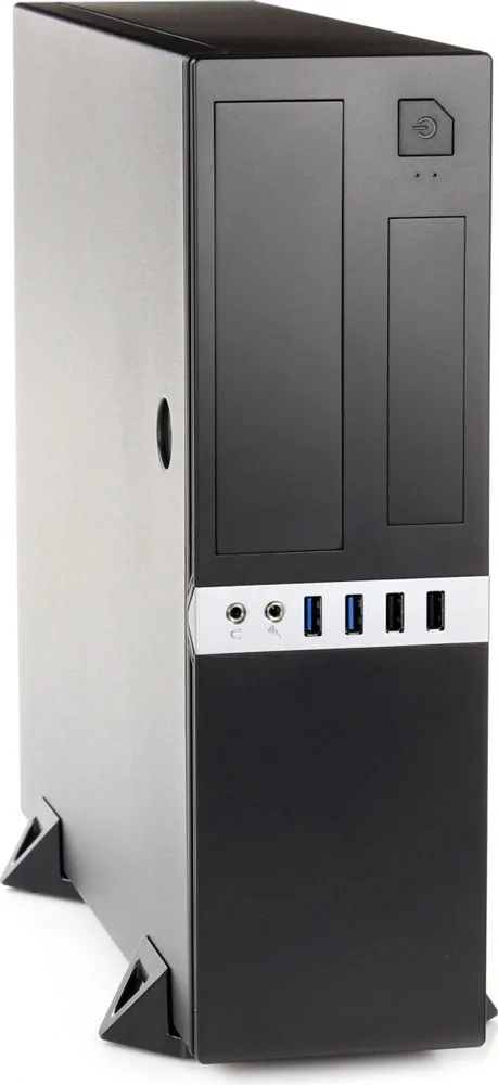 Корпус Casecom S-503 450W-80mm 2xUSB3.0+2xUSB2.0 SFF mATX, Black