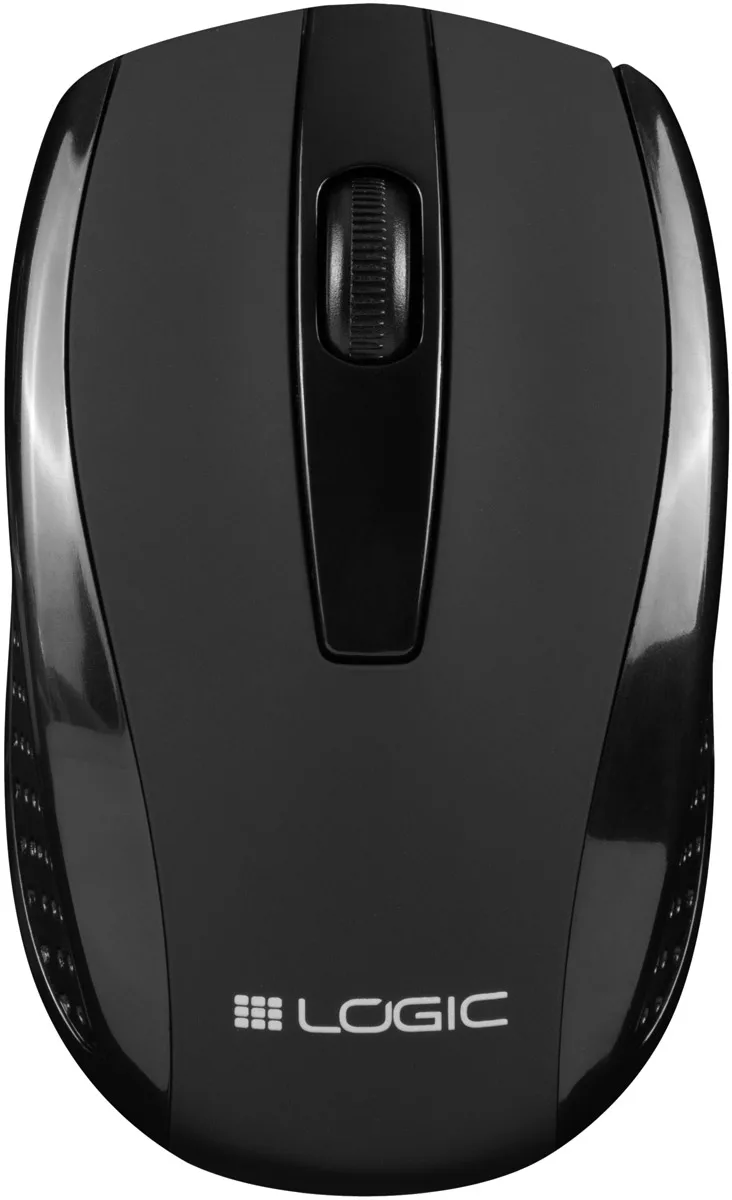 Мишка LogicConcept LM-31, бездротова, 1200dpi, 3кн., USB, чорна