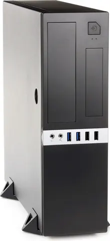Корпус Casecom S-503 400W-80mm 2xUSB3.0+2xUSB2.0 SFF mATX, Black