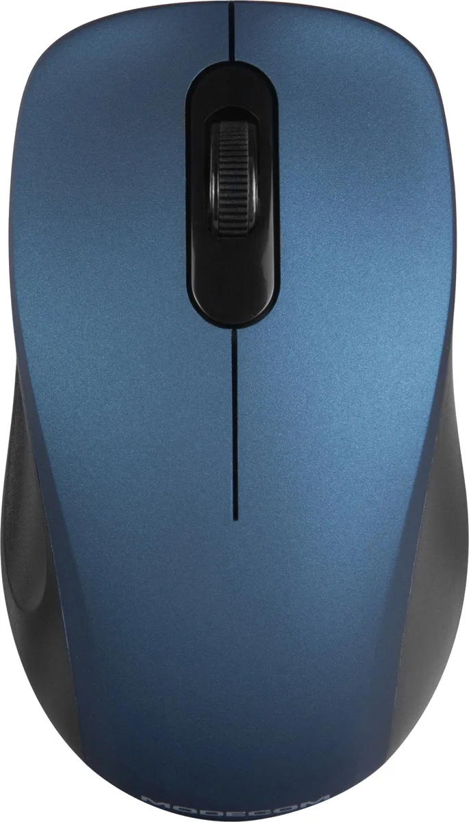 Мишка Modecom MC-WM10S, бездротова, 3кн., 1600dpi, Silent, синя