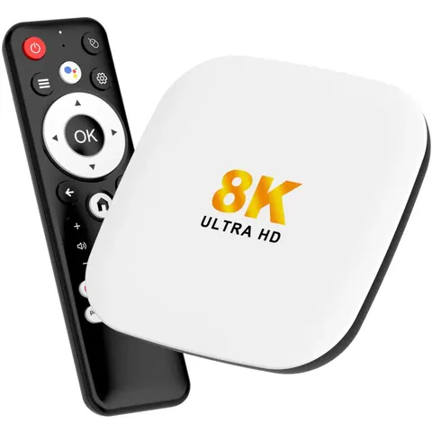 TV Медіаплеєр H96 MAX M2 plus 4/32Gb/ Rockchip RK3528/ Android 14/ WiFi 6/ BT 5.4/ LAN:100M/ IRпульт